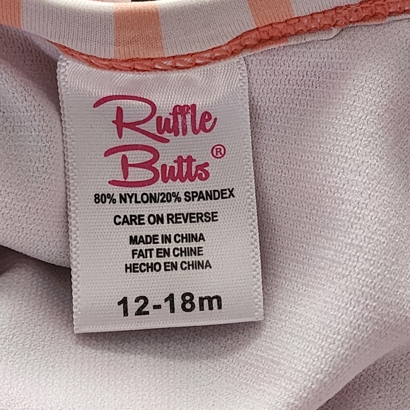Ruffle Butts 3 piece swimsuit sz 12-18 months - Picture 4 of 11